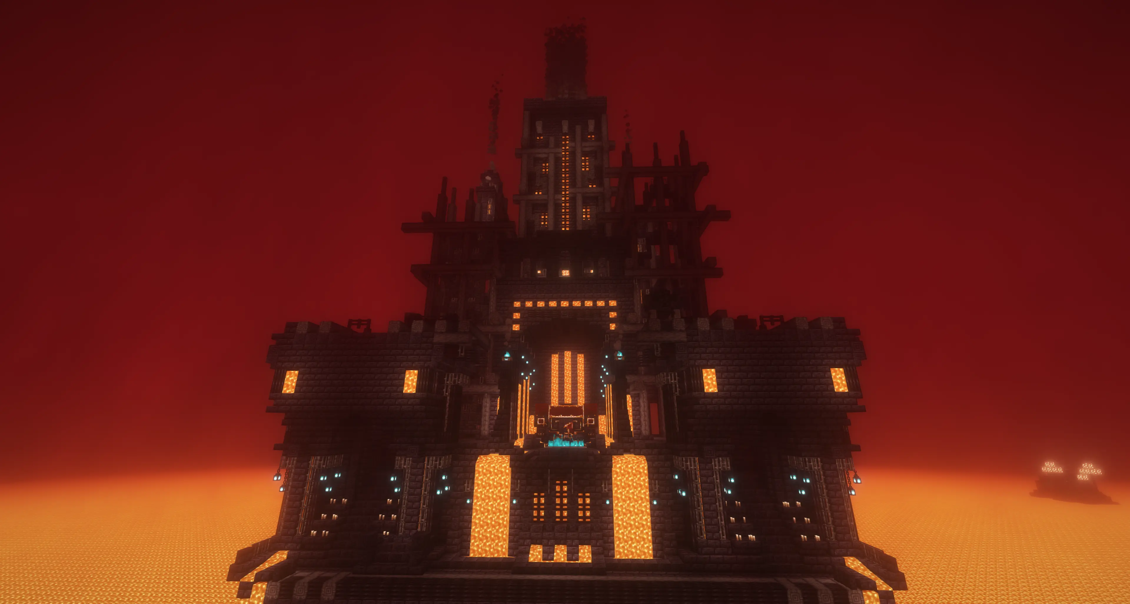 Discover the nether, an ocean of lava!