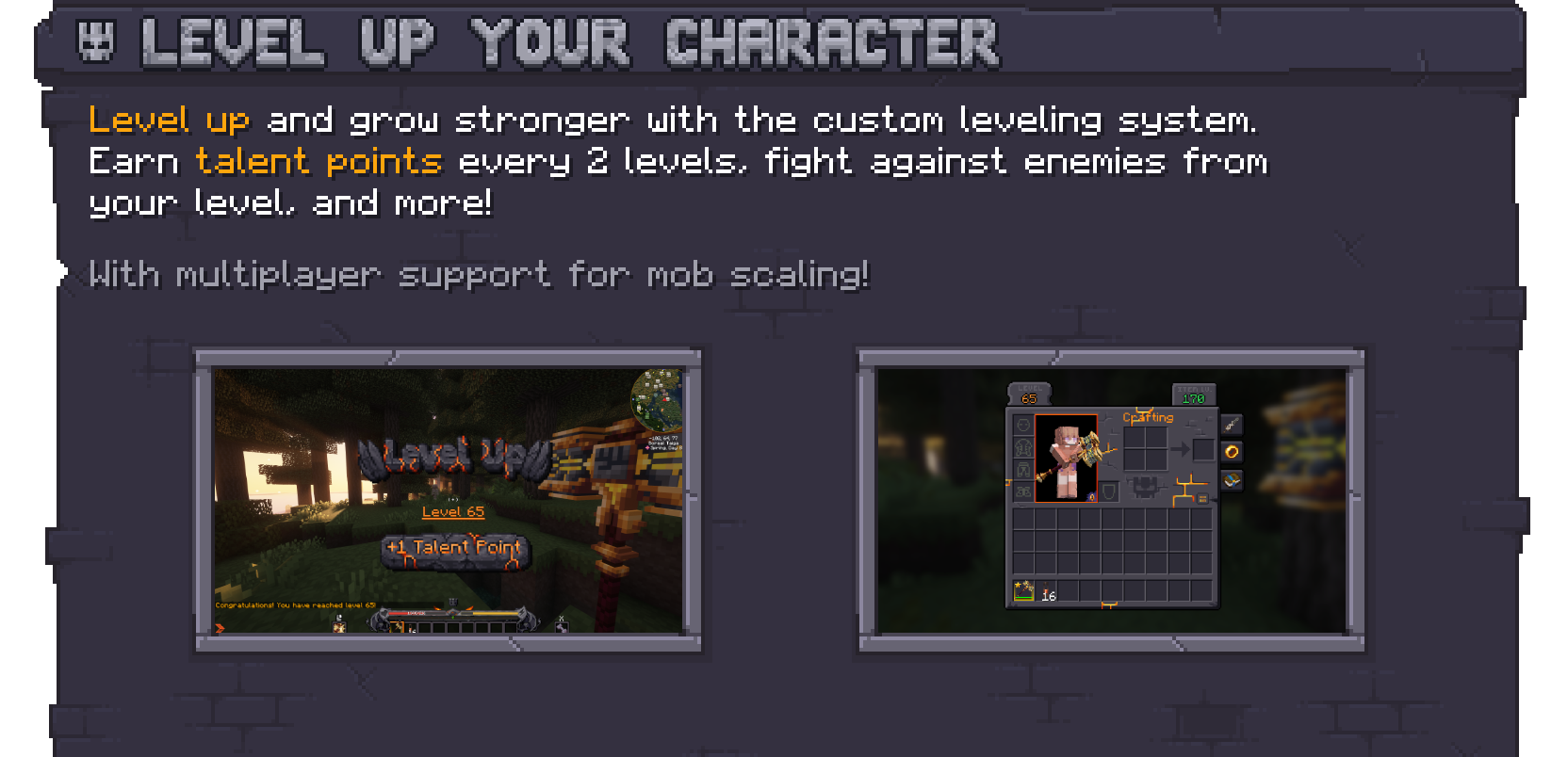 Level Up Your Character
