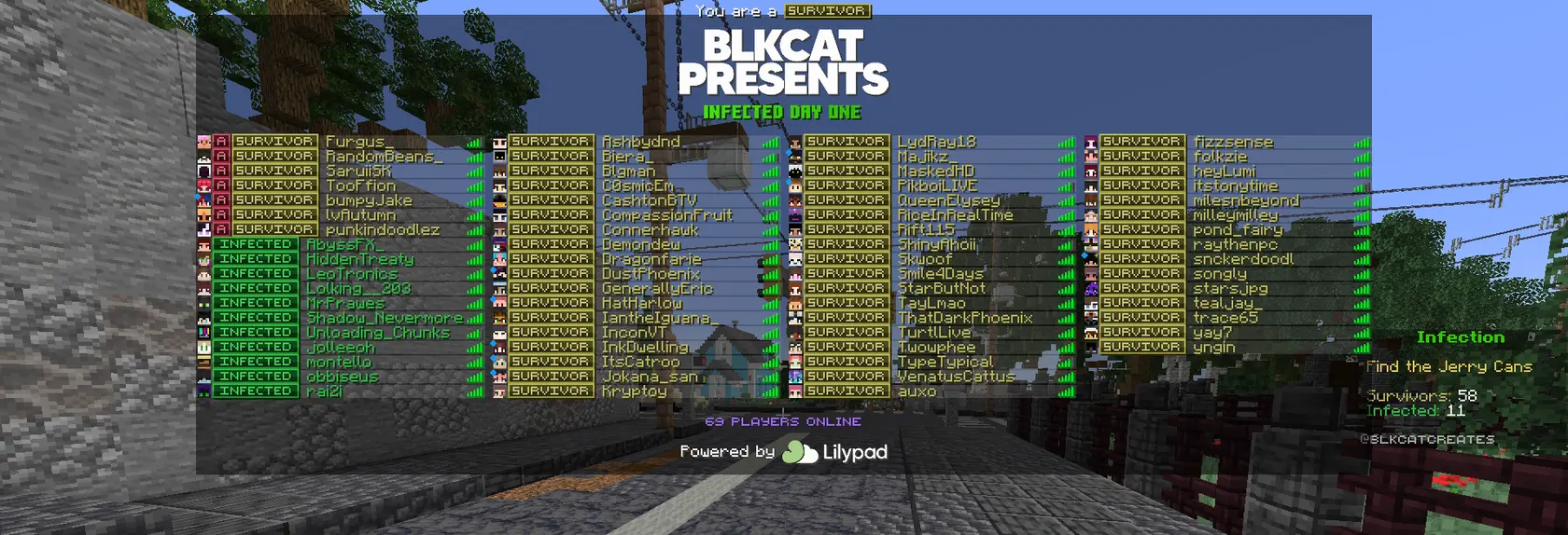 Minecraft replacement background